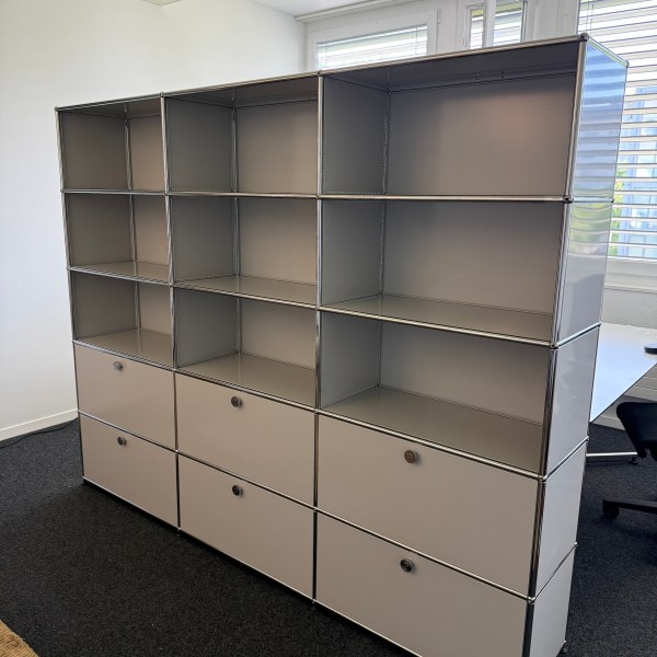 USM Haller Sideboard 3x5 Lichtgrau Inklusive Lieferung