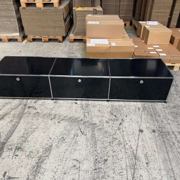 USM Haller 3x1 Graphit Schwarz Inklusive Lieferung 50er Tiefe