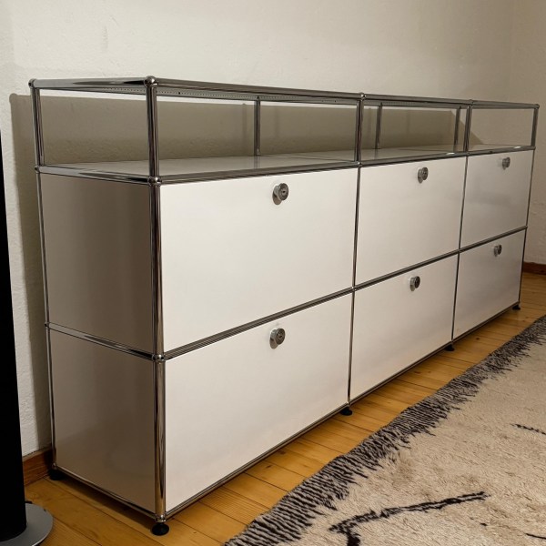 USM Haller Sideboard 3x3 Reinweiss Inklusive Lieferung