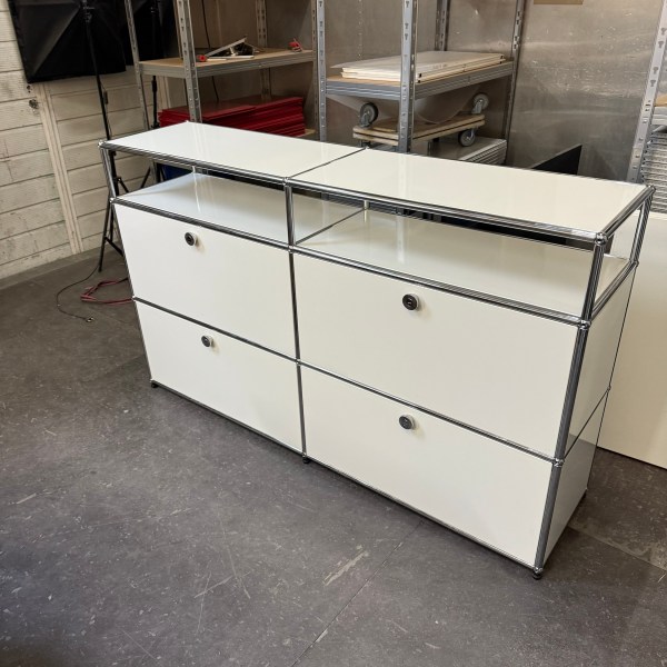USM Haller Sideboard 2x3 Reinweiss Top Zustand