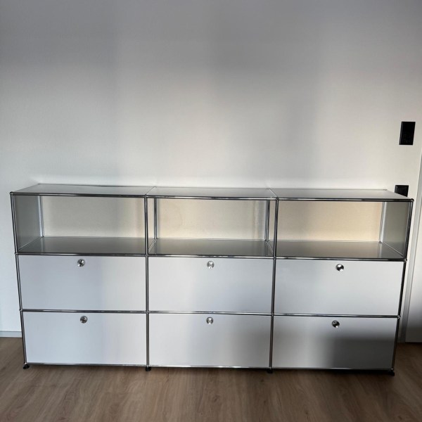 USM Sideboard 3x3 Lichtgrau