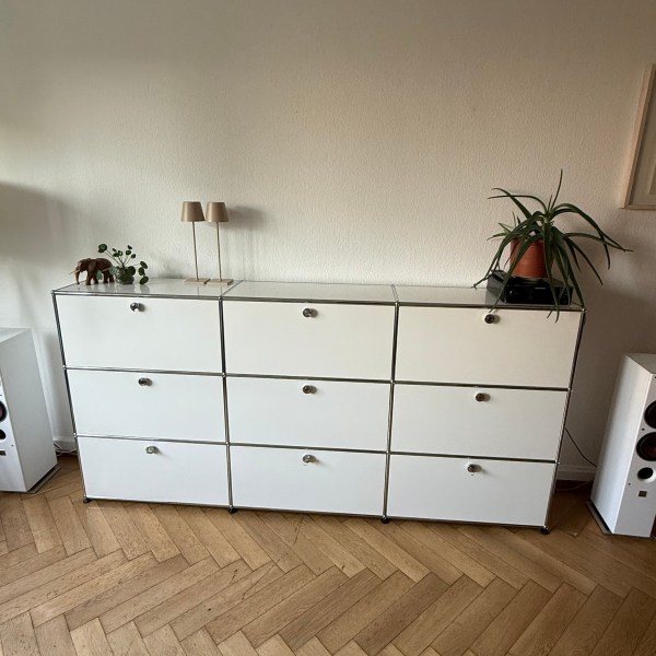 USM Haller Sideboard 3x3 Reinweiss Q1